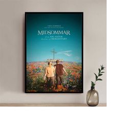 midsommar movie poster - high quality canvas art print - room decoration - art poster for gift