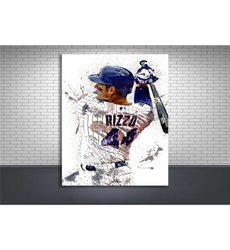 anthony rizzo poster, chicago cubs, gallery canvas wrap,