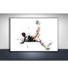 cristiano ronaldo poster, bicycle kick, gallery canvas wrap,