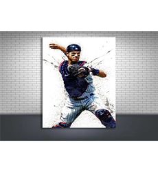 joe mauer poster, minnesota twins, gallery canvas wrap,