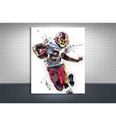 sean taylor poster, washington commanders, gallery canvas wrap,