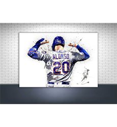 pete alonso poster, gallery canvas wrap, new york