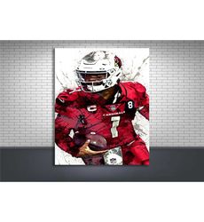 kyler murray poster, arizona cardinals, gallery canvas wrap,