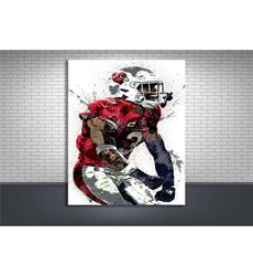 budda baker poster, arizona cardinals, gallery canvas wrap,