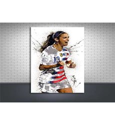 alex morgan poster print, gallery canvas wrap, man