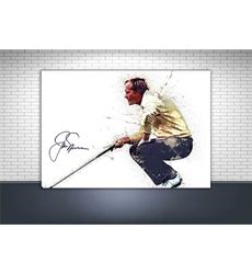 jack nicklaus poster, gallery canvas wrap, man cave,