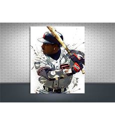 barry bonds poster, san francisco giants, gallery canvas