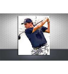phil mickelson poster, gallery canvas wrap, man cave,
