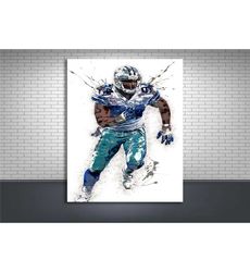 demarcus ware poster, dallas cowboys, gallery canvas wrap,