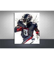 kyle pitts poster, atlanta falcons, gallery canvas wrap,