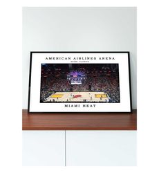 american airlines arena stadium poster | american airlines