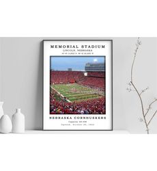memorial stadium canvas poster | memorial stadium print