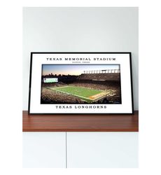 texas memorial stadium canvas poster | texas memorial