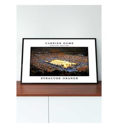 carrier dome stadium print poster | carrier dome