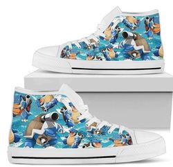 blastoise high top shoes custom for fans pokemon