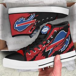 buffalo biiis high top shoes custom for fans