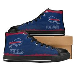 buffalo biiis nfl football  custom canvas high top shoes