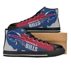 buffalo biiis nfl football  custom canvas high top shoes