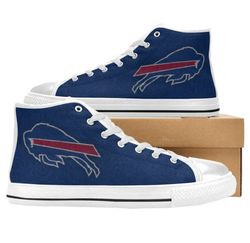 buffalo biiis nfl football  custom canvas high top shoes