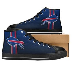 buffalo biiis nfl football  custom canvas high top shoes