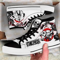 doflamingo high top shoes japan style for fans one piece anime