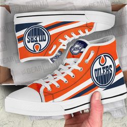 edmonton oiiers high top shoes custom for fans