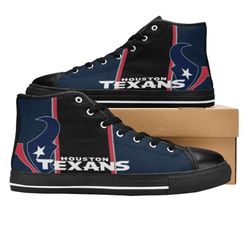 ht texan nfl football  custom canvas high top shoes