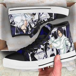 ishida uryu high top shoes custom bleach anime for fans