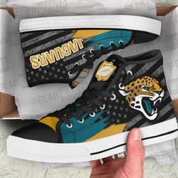 jacksonviiie jaguars high top shoes custom for fans