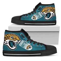 straight outta jacksonviiie jaguars nfl custom canvas high top shoes