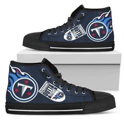 straight outta tennessee tltans nfl custom canvas high top shoes