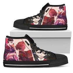 tamayo high top shoes custom for fans demon siayer anime