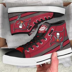 tb buccaneers high top shoes custom for fans