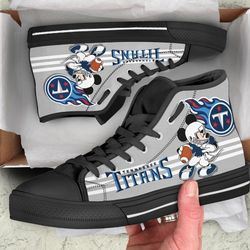 tennessee tltans high top shoes custom mickey for fans
