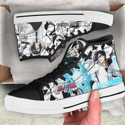 uryu ishida high top shoes custom bleach anime for fans