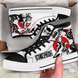 zoro wano arc high top shoes japan style for fans one piece anime