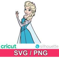 frozen svg and png files bundle for cricut and silhouette - vector images, clipart 3