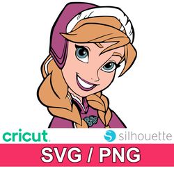 frozen svg and png files bundle for cricut and silhouette - vector images, clipart 5