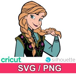 frozen svg and png files bundle for cricut and silhouette - vector images, clipart 6