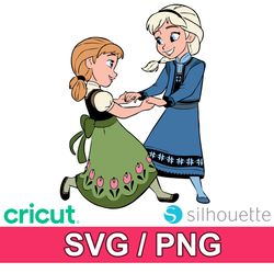frozen svg and png files bundle for cricut and silhouette - vector images, clipart 14
