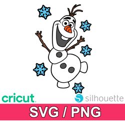 frozen svg and png files bundle for cricut and silhouette - vector images, clipart 17