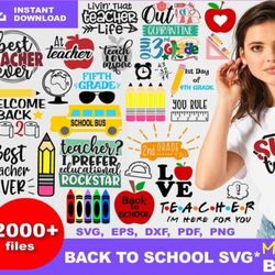 school bundle svg, school svg, back to school svg, elementary svg, school kids t-shirt designs, classroom rules.