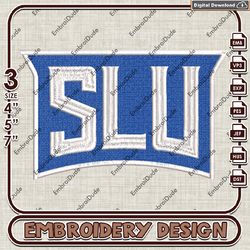 ncaa saint louis billikens word logo embroidery design, ncaa saint louis billikens embroidery, ncaa embroidery file