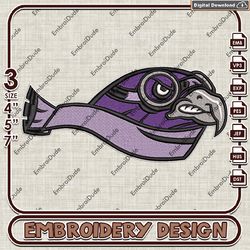 ncaa stonehill skyhawks head mascot logo embroidery design ,ncaa stonehill skyhawks embroidery, ncaa embroidery file