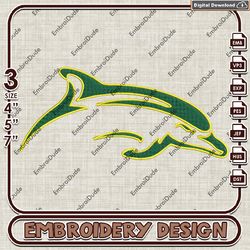 ncaa le moyne dolphins mascot logo embroidery design ,ncaa le moyne dolphins embroidery, ncaa embroidery file