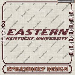 ncaa eastern kentucky colonels logo embroidery design ,ncaa eastern kentucky colonels embroidery, ncaa embroidery file