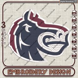 ncaa fairleigh dickinson knights head mascot logo embroidery design , ncaa embroidery, ncaa embroidery file