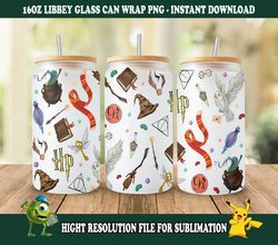 magic libbey glass png, can glass wrap png, 16oz can glass png, magic can glass full wrap png, 16oz wizard glass png 2