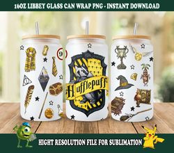 magic 16oz libbey glass can, tumbler sublimation design, png download 4