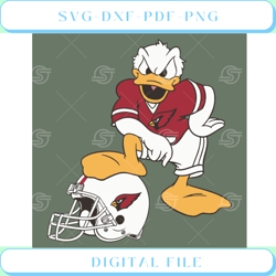 donald duck arizona cardinals svg sport svg